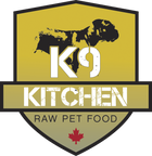 dog in a shield K9 kitchen logo